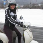 Linda Grassa on her 49cc