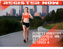 woman running in Minneapolis - Fitness Ministry