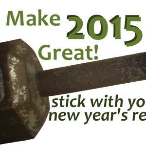 Make 2015 new year's resolution great.