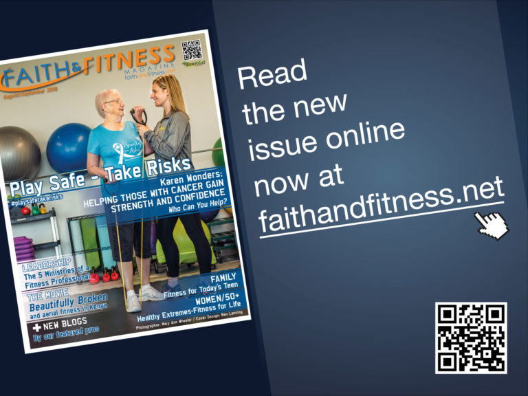 Faith and Fitness Magazine - Made for Screen graphics (4:3 ratio)